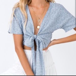 Princess Polly Jazzly Wrap Top